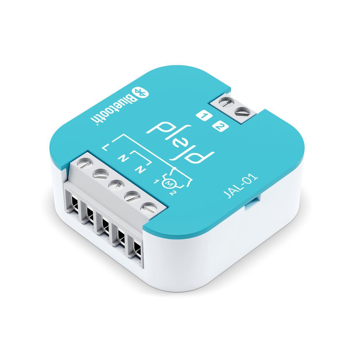 Jalusi controller JAL-01 De Plejd - El JAL-01 es un controlador de motor de 230 V para sistemas de protecci&oacute;n solar, como persianas enrollables y estores de fachada.
