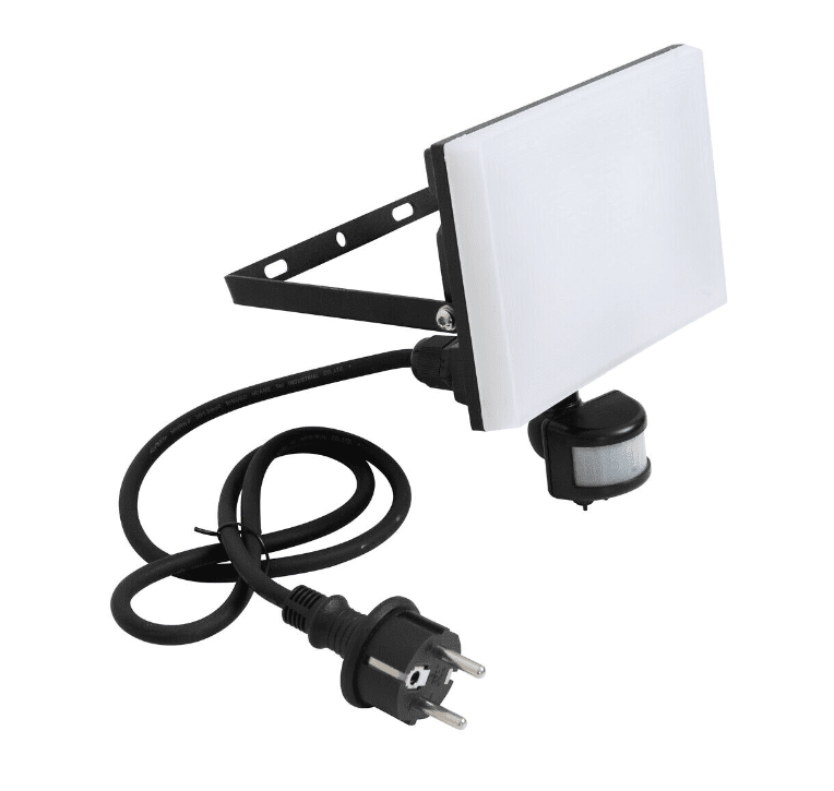 Airflood 50W Negro lámpara de exterior De Airam - El proyector Airflood es moderno, compacto y dise&ntilde;ado para la iluminaci&oacute;n pr&aacute;ctica y segura de patios, almacenes, zonas de paso y aparcamientos.