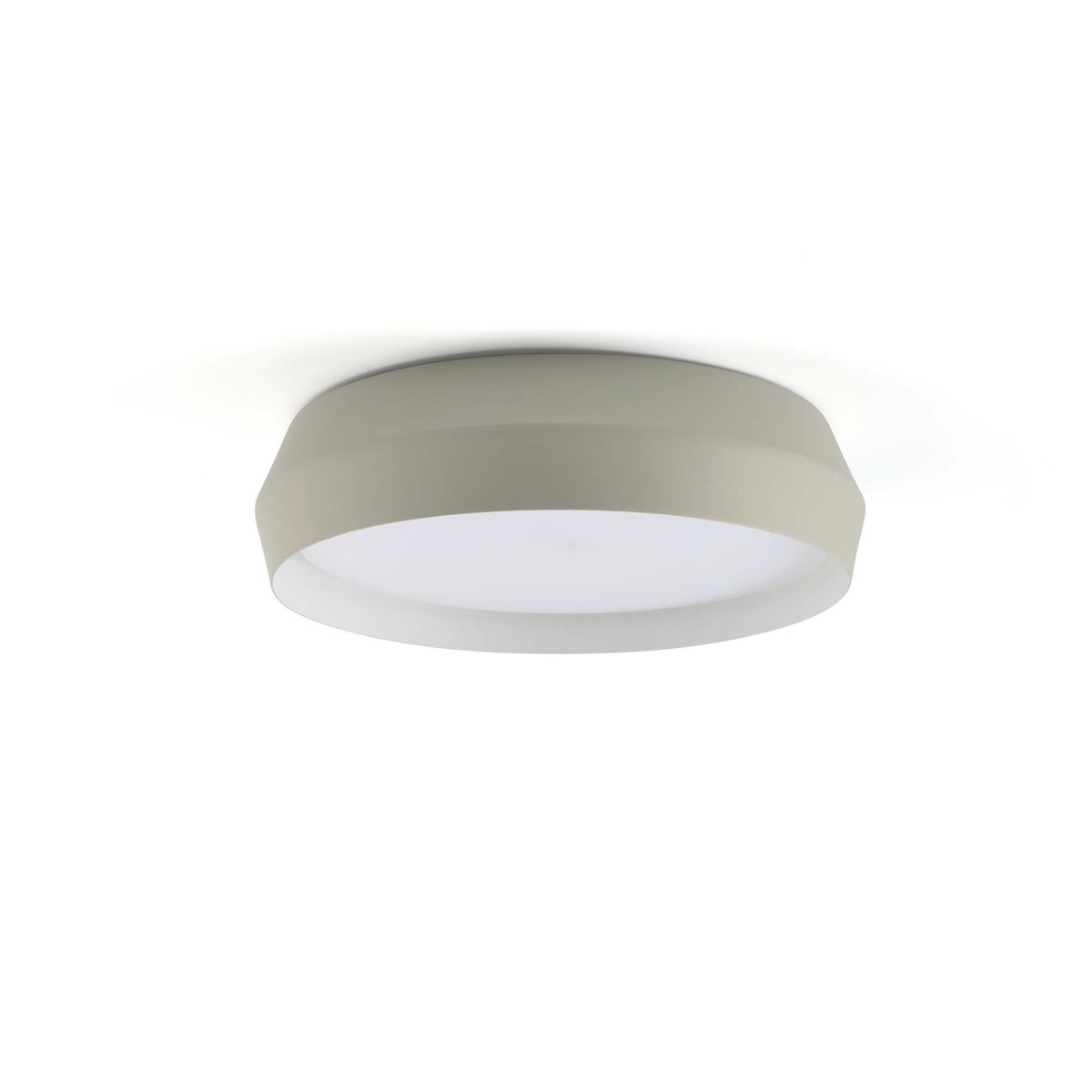 Shoku Ø35 Gris plafón De Faro Barcelona - Su acabado gris y su sofisticado dise&ntilde;o la convierten en una opci&oacute;n elegante para entornos modernos.