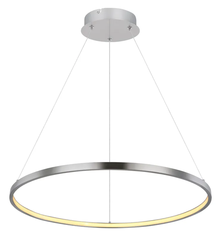 Ralph Ø60 Níquel Lámpas de techo De Globo Lighting - Den moderna, runda takpendeln Ralph i matt nickel &auml;r en stilren blickf&aring;ngare i ditt hem.