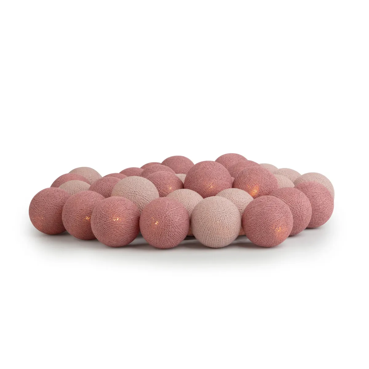 Irislights French rose 20-lights Rosa De Irislights - Las luces de cadena French Rose de Irislights crean un ambiente rom&aacute;ntico con sus dos tonos de rosa y su luz c&aacute;lida y acogedora.
