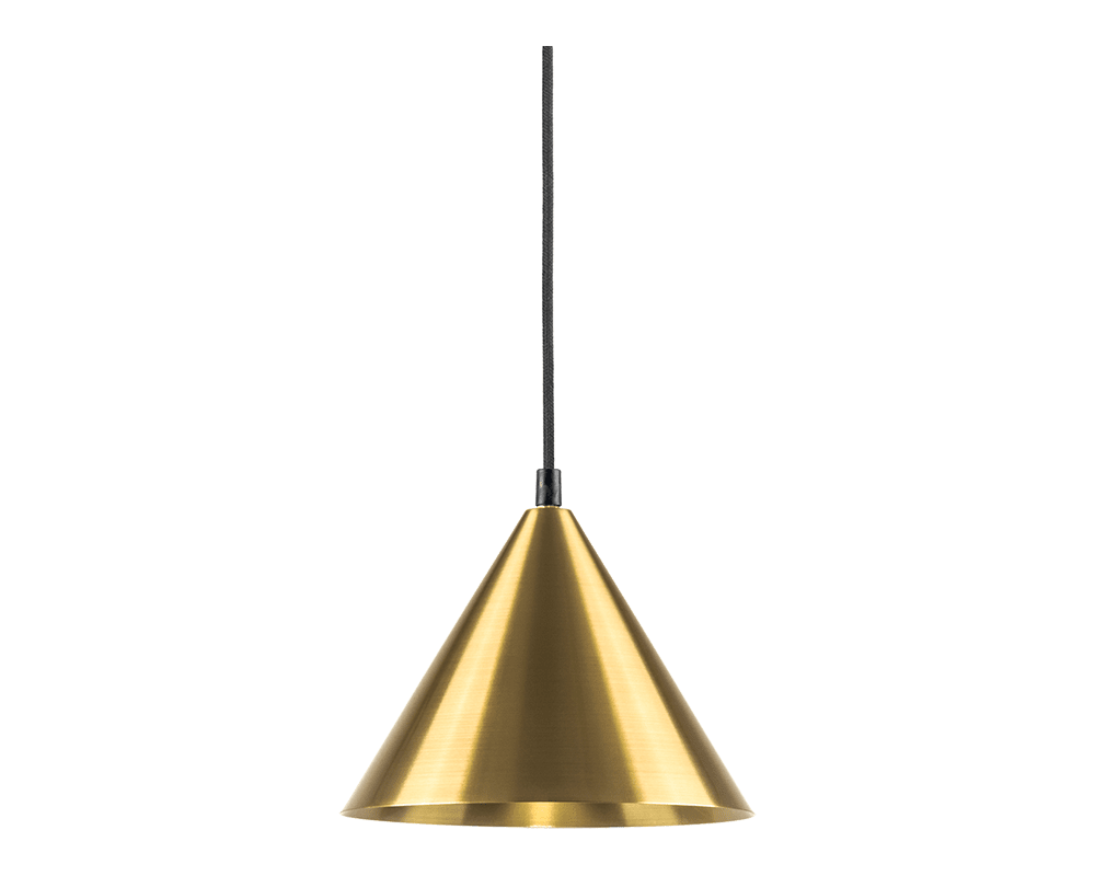 Tratt Ø25 Latón Lámpas de techo De Westal - Perfecto para crear una luz enfocada sobre una mesa de comedor o en la cocina, por ejemplo.