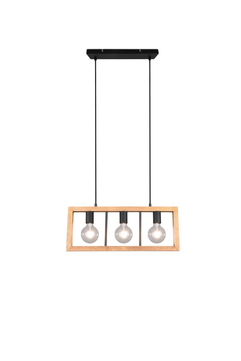 Agra 60cm Madera Lámpas de techo De Trio Lighting - 