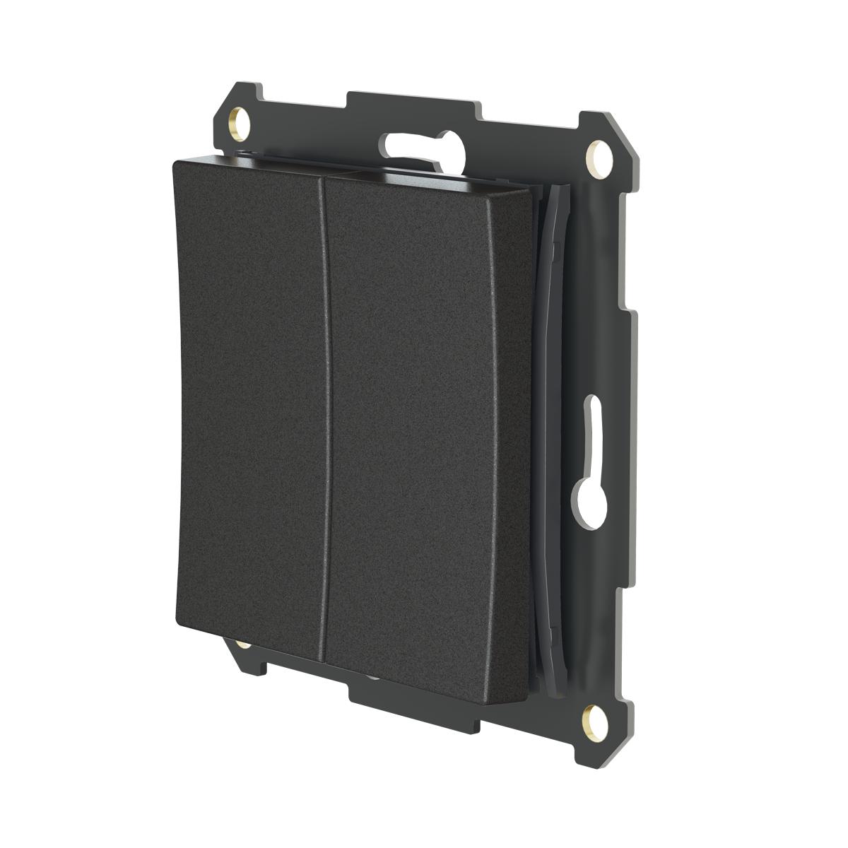Pulsador inalámbrico WPH-01-S Antracita De Plejd - El WPH-01 se monta f&aacute;cilmente en una caja de electrodom&eacute;sticos est&aacute;ndar o con cinta adhesiva de doble cara o tornillos.