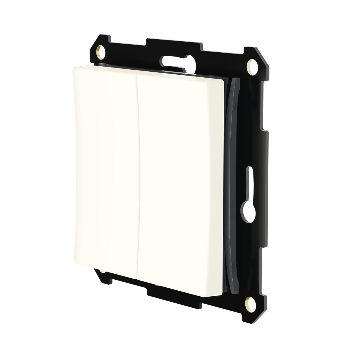 Pulsador inalámbrico WPH-01-E Blanco De Plejd - El WPH-01 se monta f&aacute;cilmente en una caja de electrodom&eacute;sticos est&aacute;ndar o con cinta adhesiva de doble cara o tornillos.