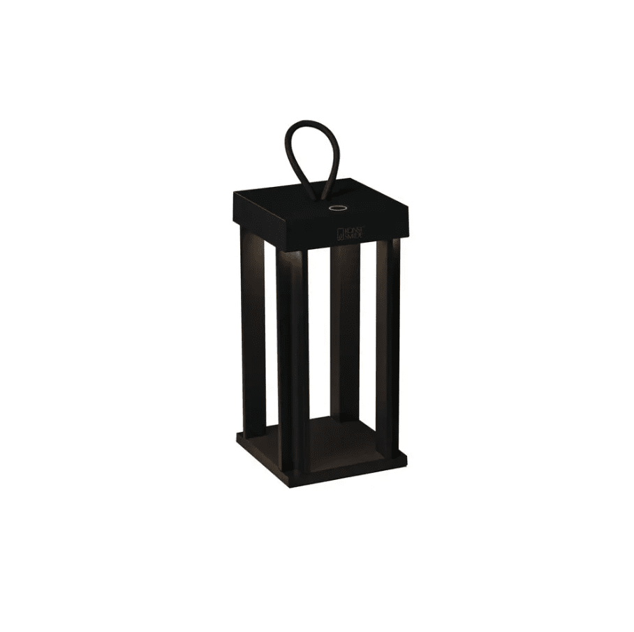 Cannes 42cm Negro portátil De Konstsmide - La lámpara está equipada con un regulador táctil para que puedas ajustar el brillo y la temperatura del color.