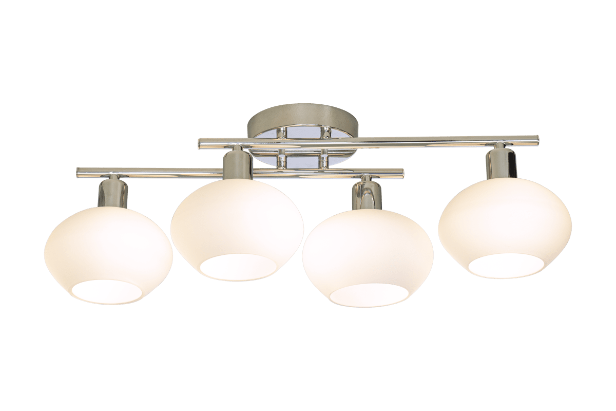 Elba 60cm Cromo lámpara de baño De Aneta Lighting - La l&aacute;mpara de techo Elba es la l&aacute;mpara de ba&ntilde;o perfecta para todos aquellos que quieran darle a su ba&ntilde;o un toque moderno.