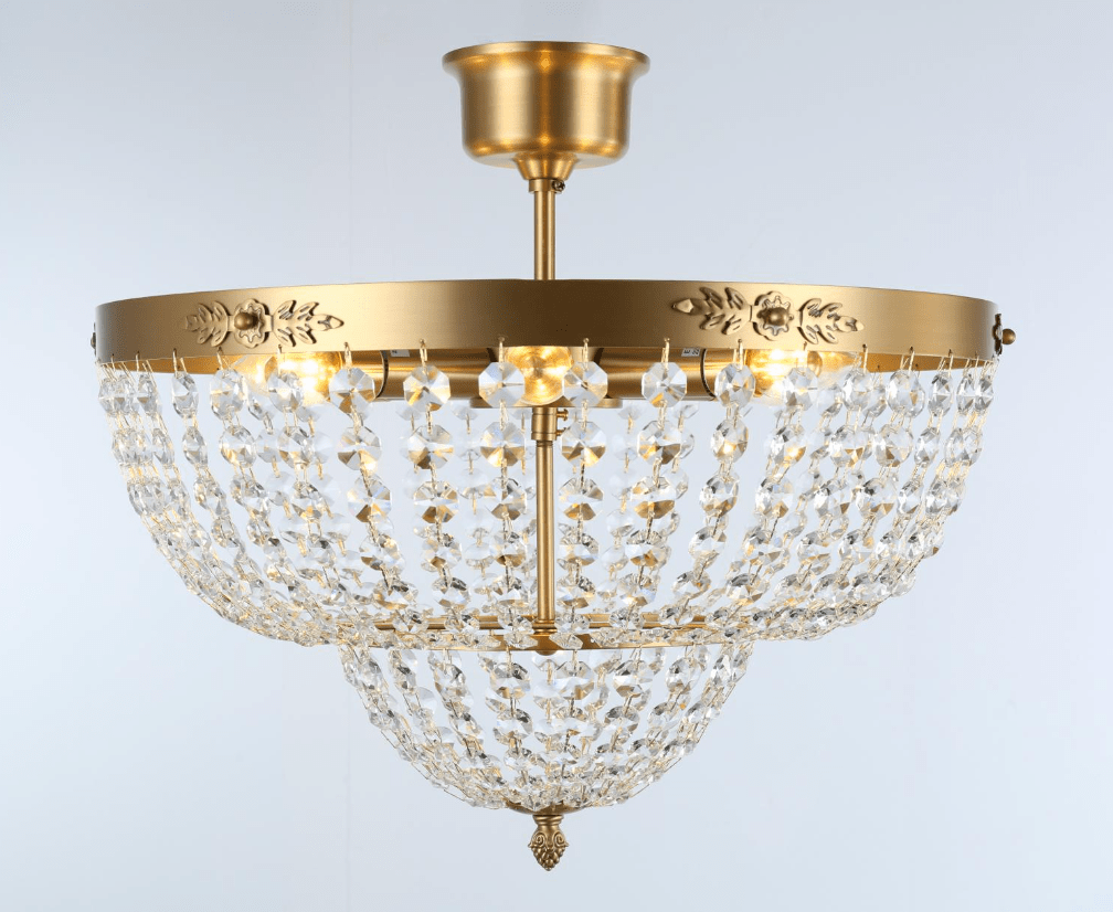 Victoria Ø45 cristal De Norrsken Design - Con sus hermosos prismas hechos de cristal K9 de clase 1 cortado a mano, crea un encantador juego de luz que llena la habitación con una atmósfera cálida y acogedora.