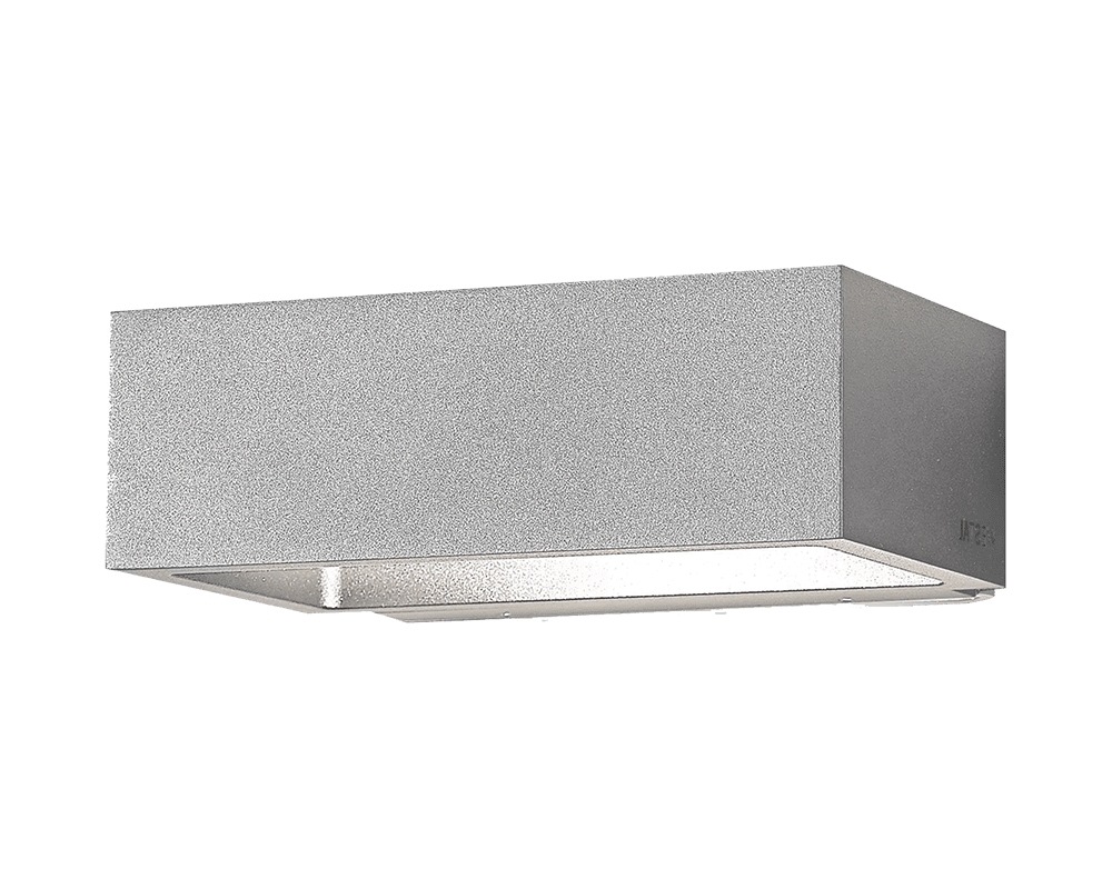 Illusion Reko Gris lámpara de exterior De Westal - Illusion Reko es un aplique de pared con luz ascendente y descendente, fabricado en aluminio anodizado y con recubrimiento de polvo de color gris aluminio.