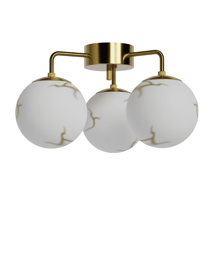 Bellagio Ø50 Latón plafón De By Rydéns - Bellagio es una elegante y estilosa l&aacute;mpara de techo que combina elementos de dise&ntilde;o cl&aacute;sico con un toque moderno.