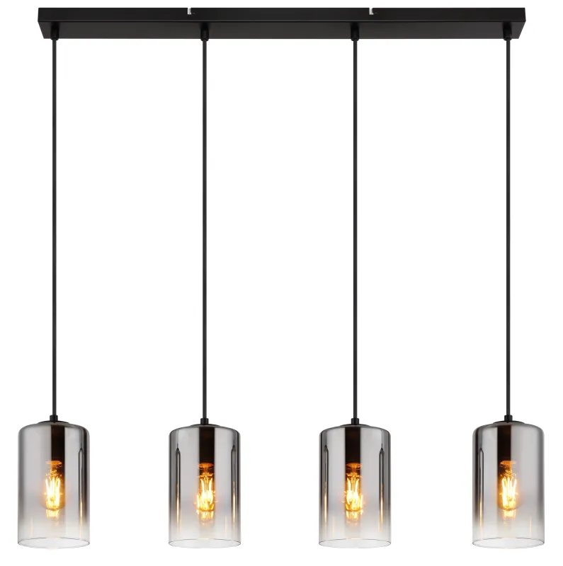 Roy 86cm Color humo Lámpas de techo De Globo Lighting - Roy takpendel kombinerar modern design med funktionalitet och blir en elegant detalj i ditt hem.