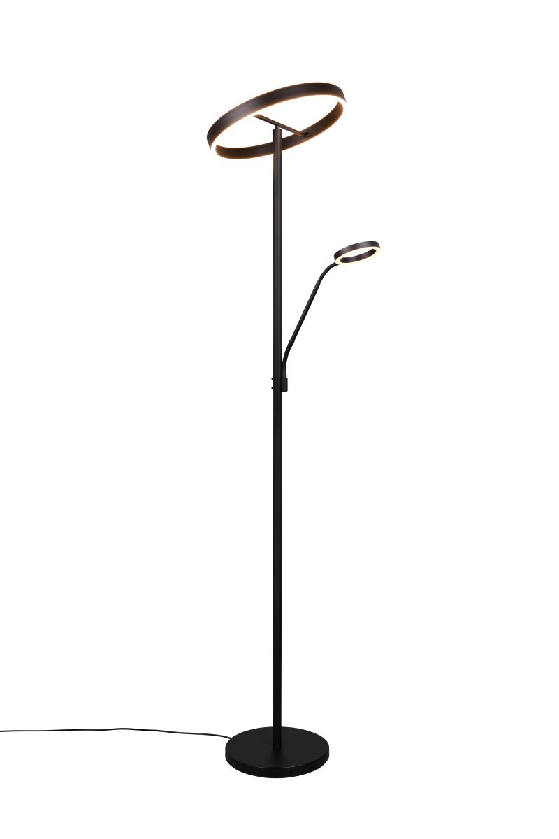 Willis Negro lámpara de pie De Trio Lighting - 