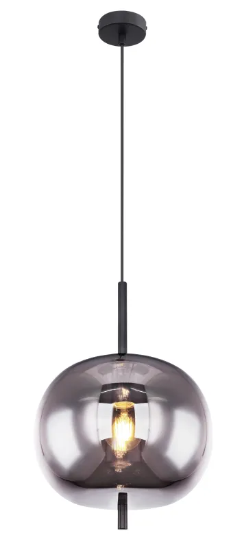 Blacky Ø30 Negro Lámpas de techo De Globo Lighting - Blacky &auml;r en stilren armatur som skapar en st&auml;mningsfull och elegant belysning i ditt hem,&nbsp;perfekt i vardagsrum eller matsal.