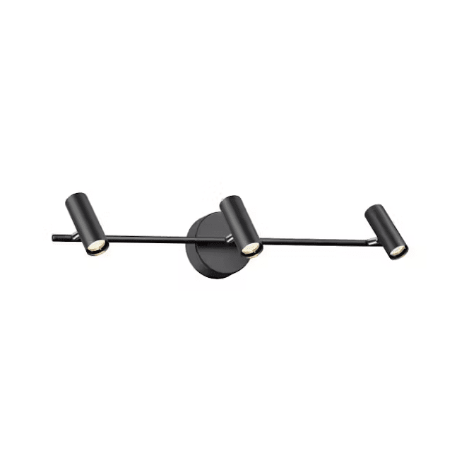 Imagen ampliada de Athena 3 Negro foco de techo De Lampan - El color negro y las l&iacute;neas limpias hacen que esta l&aacute;mpara sea perfecta para interiores de estilo industrial o moderno.