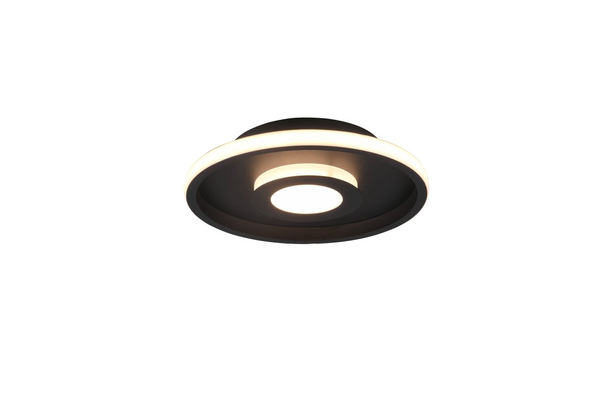 Ascari Ø30 Negro lámpara de baño De Trio Lighting - Ascari es una moderna lámpara de techo con un diseño elegante y acabado en negro mate: un verdadero punto de atracción en cualquier habitación.