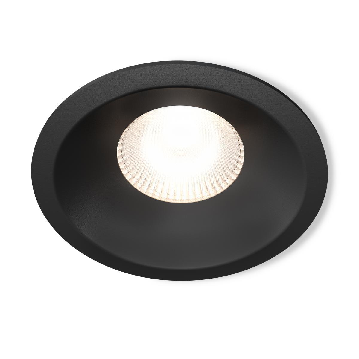 Downlight DWN-02 6P Negro De Plejd - DWN-02 tiene una temperatura de color ajustable y se puede configurar a una temperatura fija o atenuar a una luz cálida.