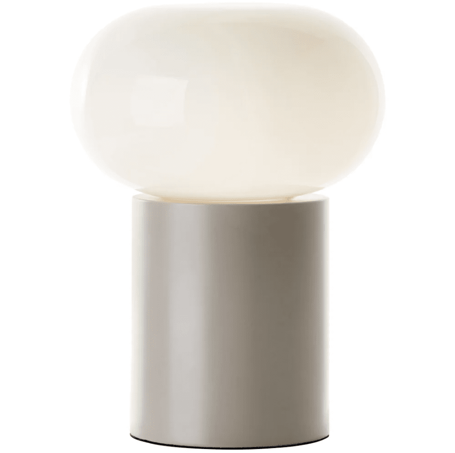 Daeny 27cm Marrón lámpara de mesa De Brilliant - Daeny es una moderna l&aacute;mpara de mesa con una elegante base de metal brillante y pantalla marr&oacute;n.