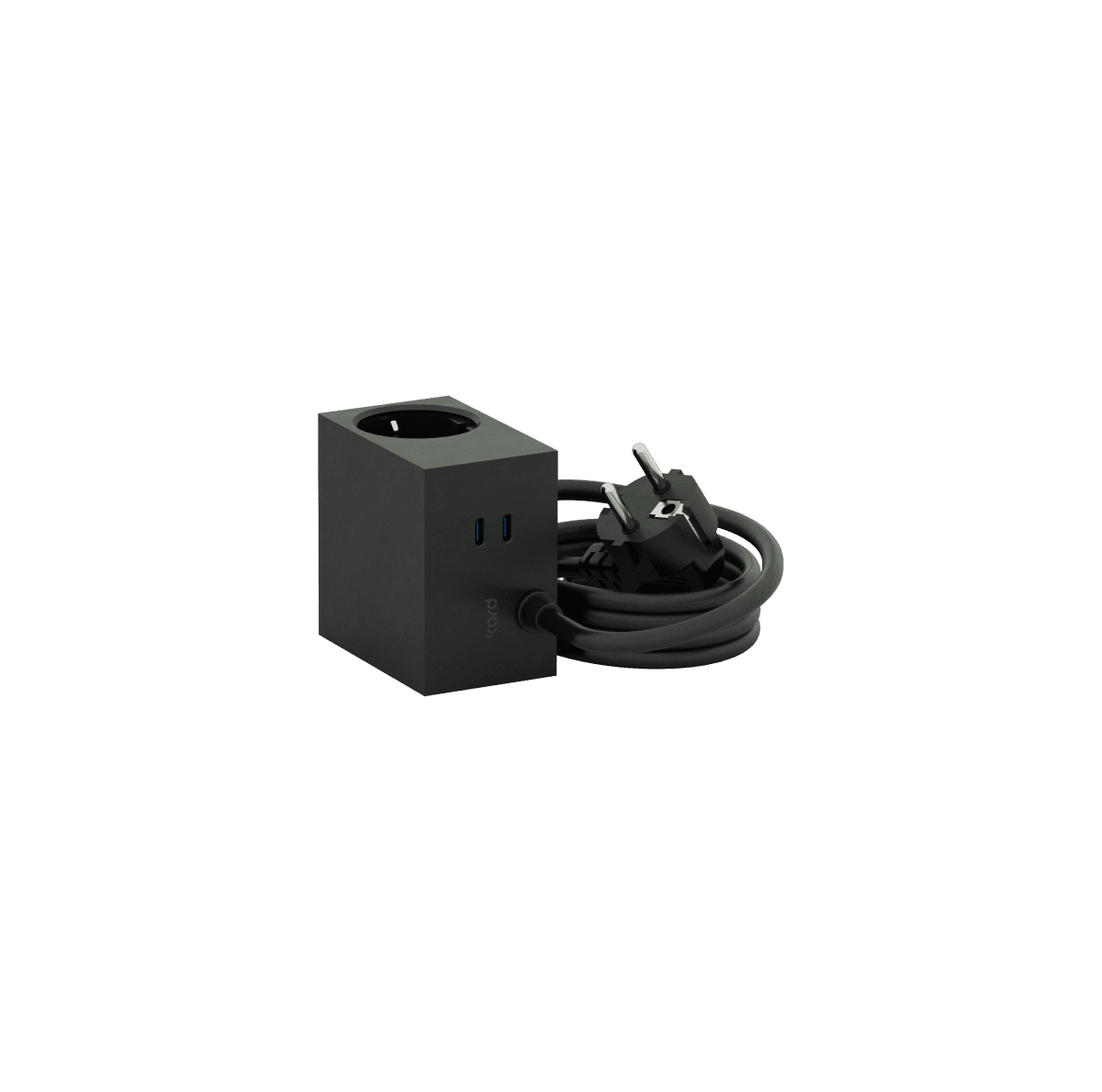 Cuboid+ Negro De Kord - En una &eacute;poca donde la tecnolog&iacute;a es parte integral de la vida cotidiana, incluso los objetos m&aacute;s cotidianos merecen un dise&ntilde;o atractivo y bien pensado.