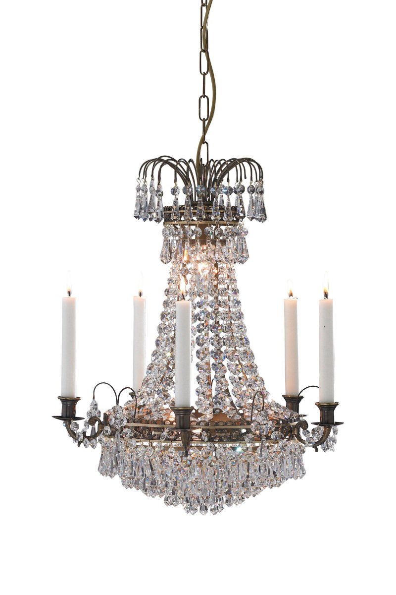 Läckö Ø45 Antigüedad cristal De Markslöjd - Elija fuentes de luz fabricadas en vidrio transparente que resalten el efecto de los prismas en el entorno.