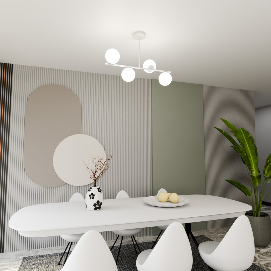 Bior 80cm Blanco plafón De Emibig Lighting - 