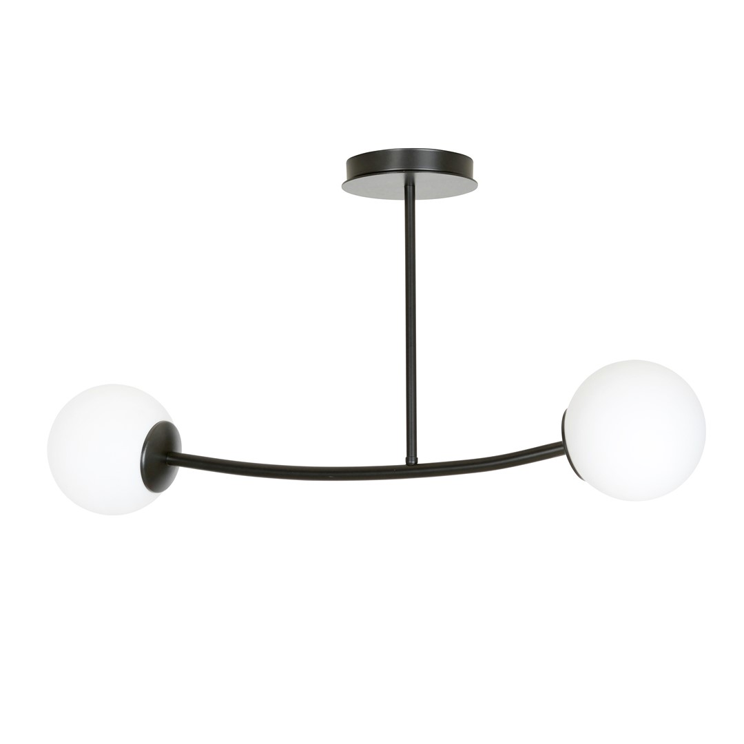 Halldor 80cm Negro plafón De Emibig Lighting - Halldor es una serie de l&aacute;mparas de techo que complementan interiores modernos y cl&aacute;sicos.