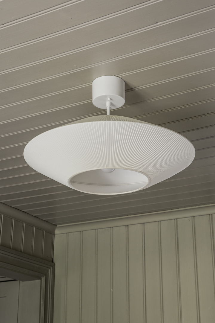 Pollux Pantalla S/Colgante Ø58 Blanquecino Lámpas de techo De Alde & Lind - Una elegante y moderna pantalla de techo que combina con cualquiera de las numerosas l&aacute;mparas de suspensi&oacute;n de Alde&amp;Linds.