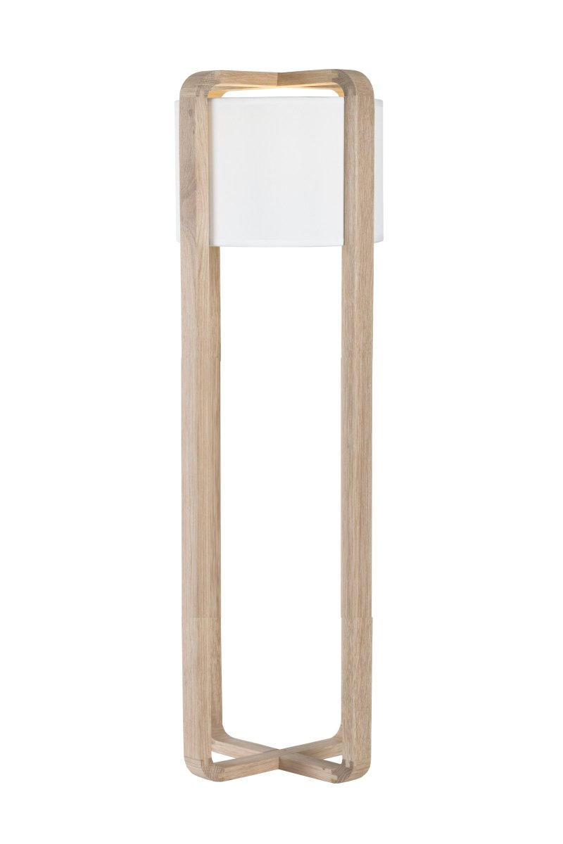 Ash Naturaleza lámpara de pie De Globen Lighting - Lámpara de pie realizada en madera de fresno claro.