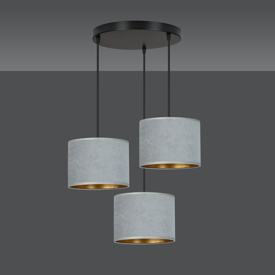 Hilde Ø50 Gris Lámpas de techo De Emibig Lighting - La construcci&oacute;n simple y la elegante combinaci&oacute;n de colores hacen de Hilde una opci&oacute;n vers&aacute;til que se adapta a muchas habitaciones y estilos diferentes.