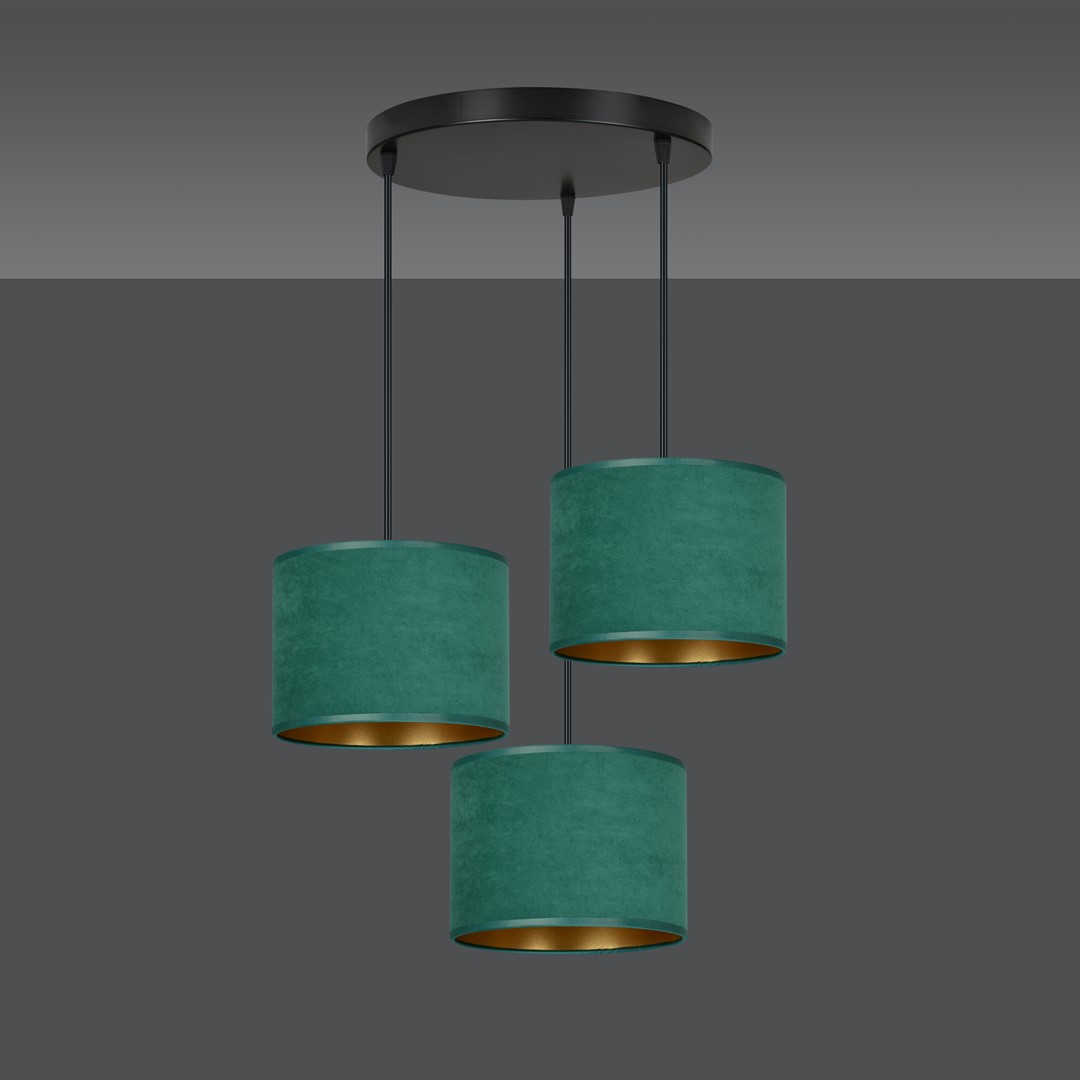 Hilde Ø50 Verde Lámpas de techo De Emibig Lighting - La construcci&oacute;n simple y la elegante combinaci&oacute;n de colores hacen de Hilde una opci&oacute;n vers&aacute;til que se adapta a muchas habitaciones y estilos diferentes.