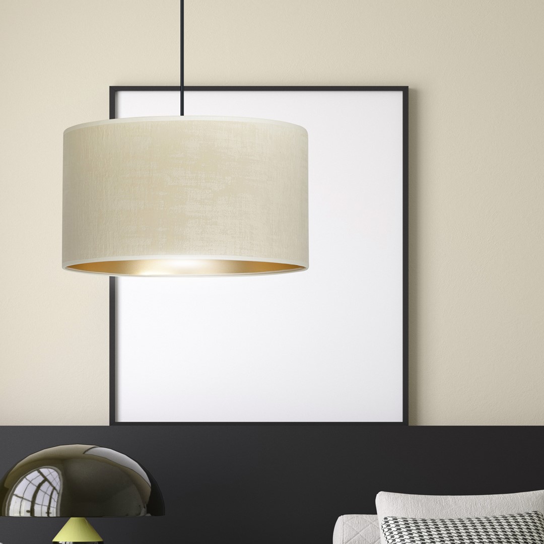 Hilde Ø35 Beige Lámpas de techo De Emibig Lighting - La construcci&oacute;n simple y la elegante combinaci&oacute;n de colores hacen de Hilde una opci&oacute;n vers&aacute;til que se adapta a muchas habitaciones y estilos diferentes.