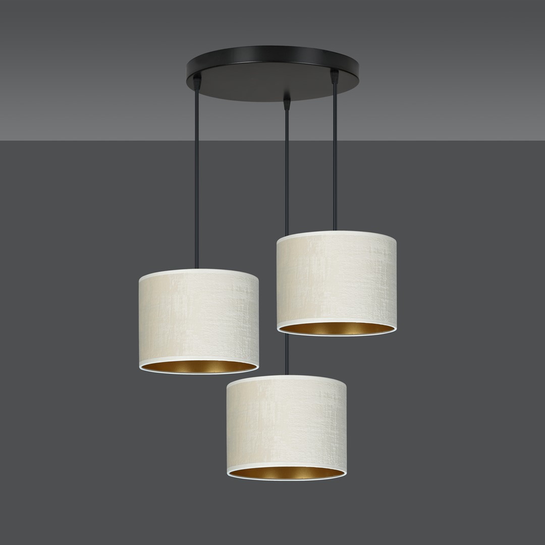 Hilde Ø50 Beige Lámpas de techo De Emibig Lighting - La construcci&oacute;n simple y la elegante combinaci&oacute;n de colores hacen de Hilde una opci&oacute;n vers&aacute;til que se adapta a muchas habitaciones y estilos diferentes.
