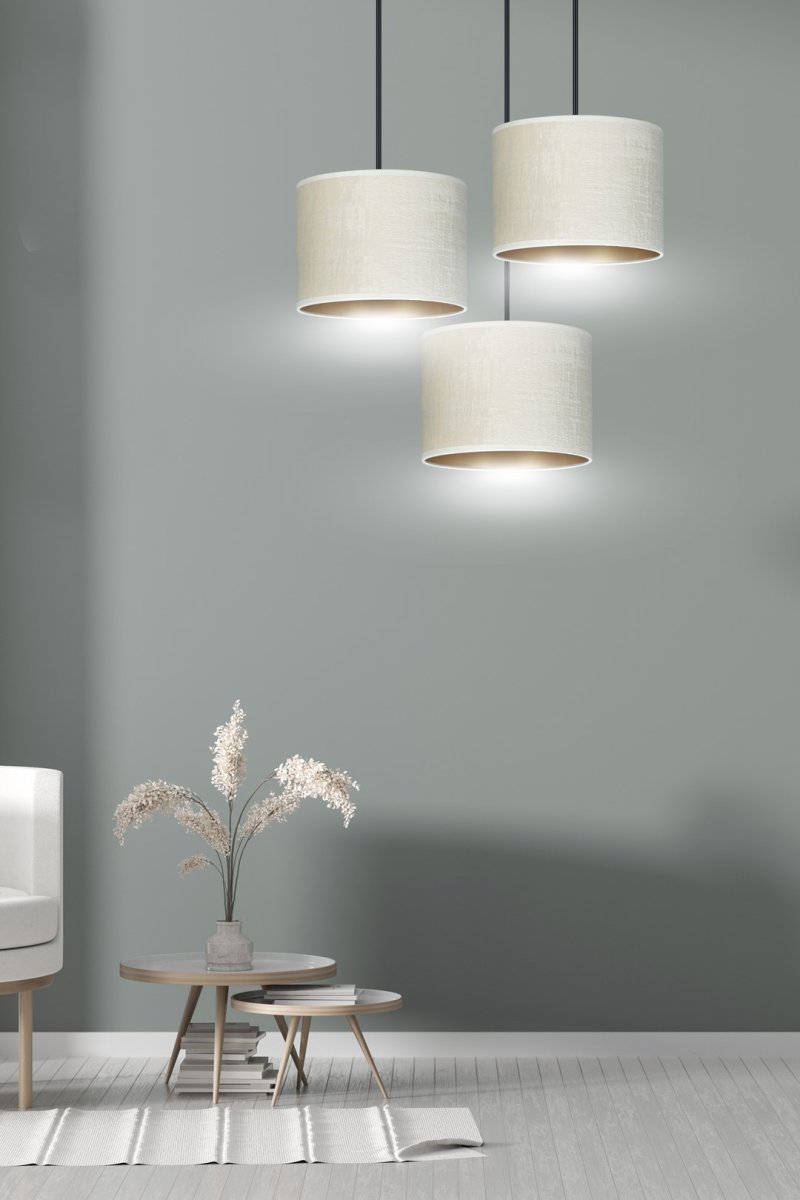 Hilde Ø50 Beige Lámpas de techo De Emibig Lighting - La construcci&oacute;n simple y la elegante combinaci&oacute;n de colores hacen de Hilde una opci&oacute;n vers&aacute;til que se adapta a muchas habitaciones y estilos diferentes.