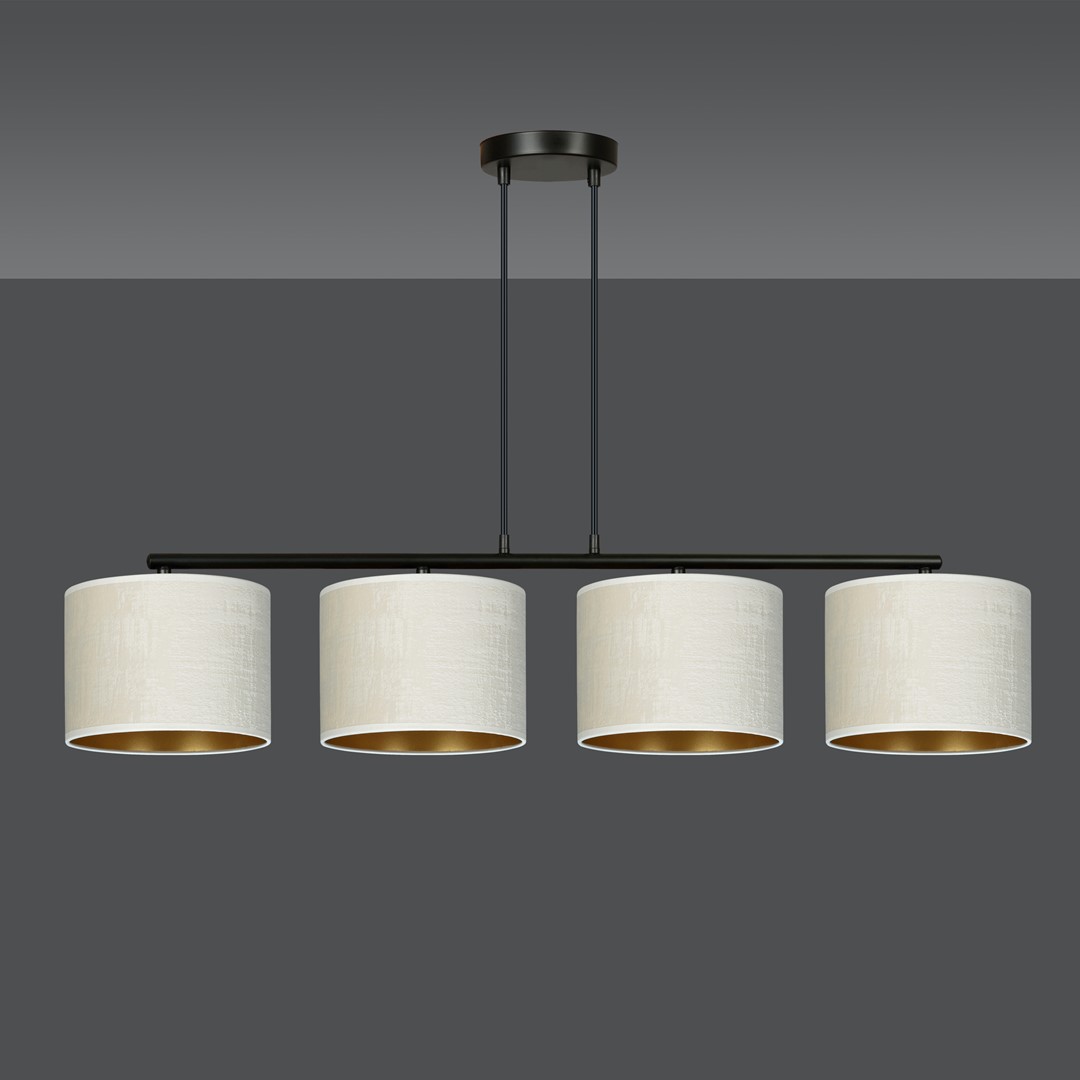 Hilde 100cm Beige Lámpas de techo De Emibig Lighting - La construcci&oacute;n simple y la elegante combinaci&oacute;n de colores hacen de Hilde una opci&oacute;n vers&aacute;til que se adapta a muchas habitaciones y estilos diferentes.