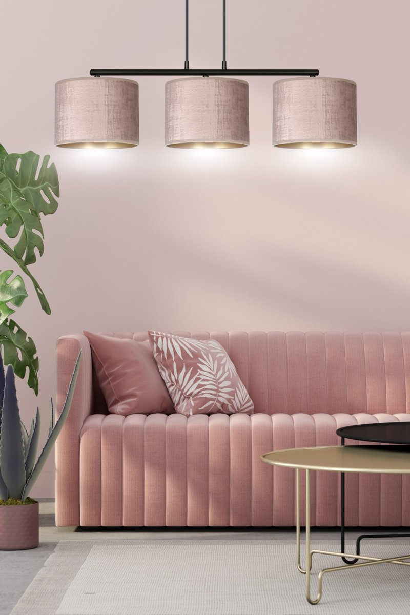 Hilde 72cm Rosa Lámpas de techo De Emibig Lighting - La construcci&oacute;n simple y la elegante combinaci&oacute;n de colores hacen de Hilde una opci&oacute;n vers&aacute;til que se adapta a muchas habitaciones y estilos diferentes.