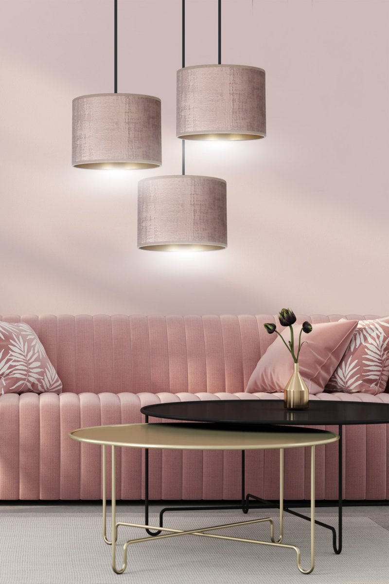 Hilde Ø50 Rosa Lámpas de techo De Emibig Lighting - La construcci&oacute;n simple y la elegante combinaci&oacute;n de colores hacen de Hilde una opci&oacute;n vers&aacute;til que se adapta a muchas habitaciones y estilos diferentes.