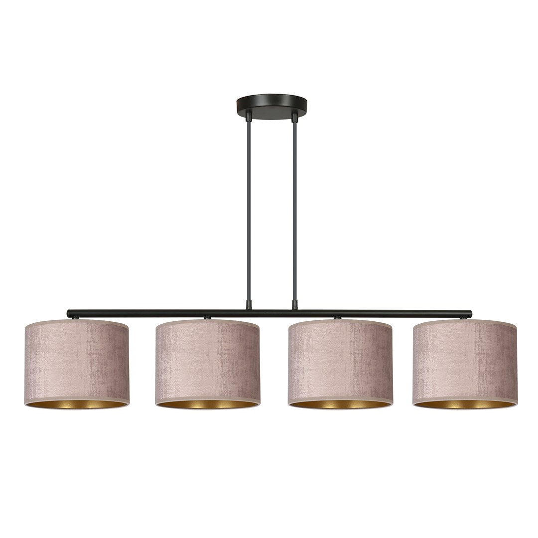 Hilde 100cm Rosa Lámpas de techo De Emibig Lighting - La construcci&oacute;n simple y la elegante combinaci&oacute;n de colores hacen de Hilde una opci&oacute;n vers&aacute;til que se adapta a muchas habitaciones y estilos diferentes.