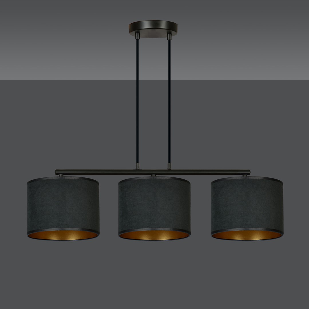 Hilde 72cm Negro Lámpas de techo De Emibig Lighting - La construcci&oacute;n simple y la elegante combinaci&oacute;n de colores hacen de Hilde una opci&oacute;n vers&aacute;til que se adapta a muchas habitaciones y estilos diferentes.