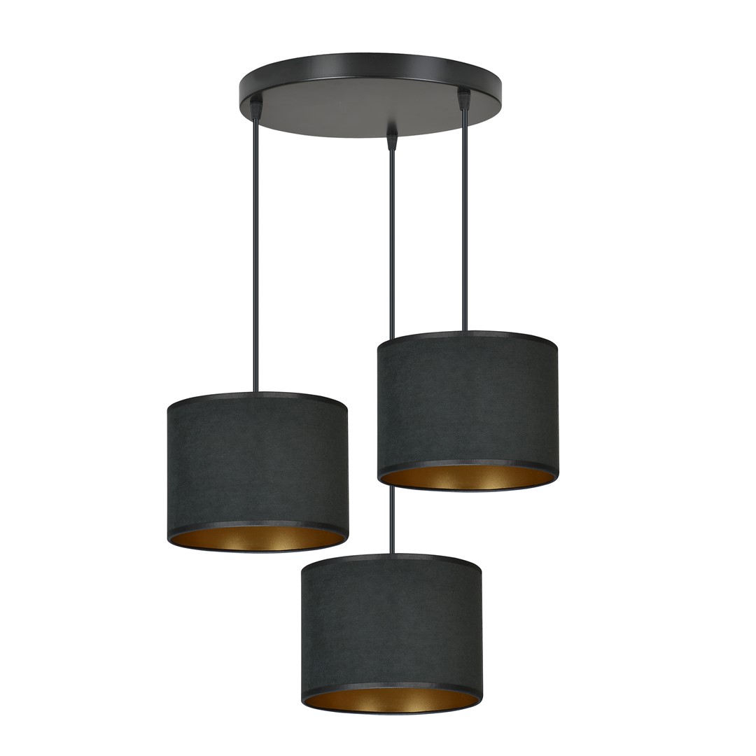 Hilde Ø50 Negro Lámpas de techo De Emibig Lighting - La construcci&oacute;n simple y la elegante combinaci&oacute;n de colores hacen de Hilde una opci&oacute;n vers&aacute;til que se adapta a muchas habitaciones y estilos diferentes.