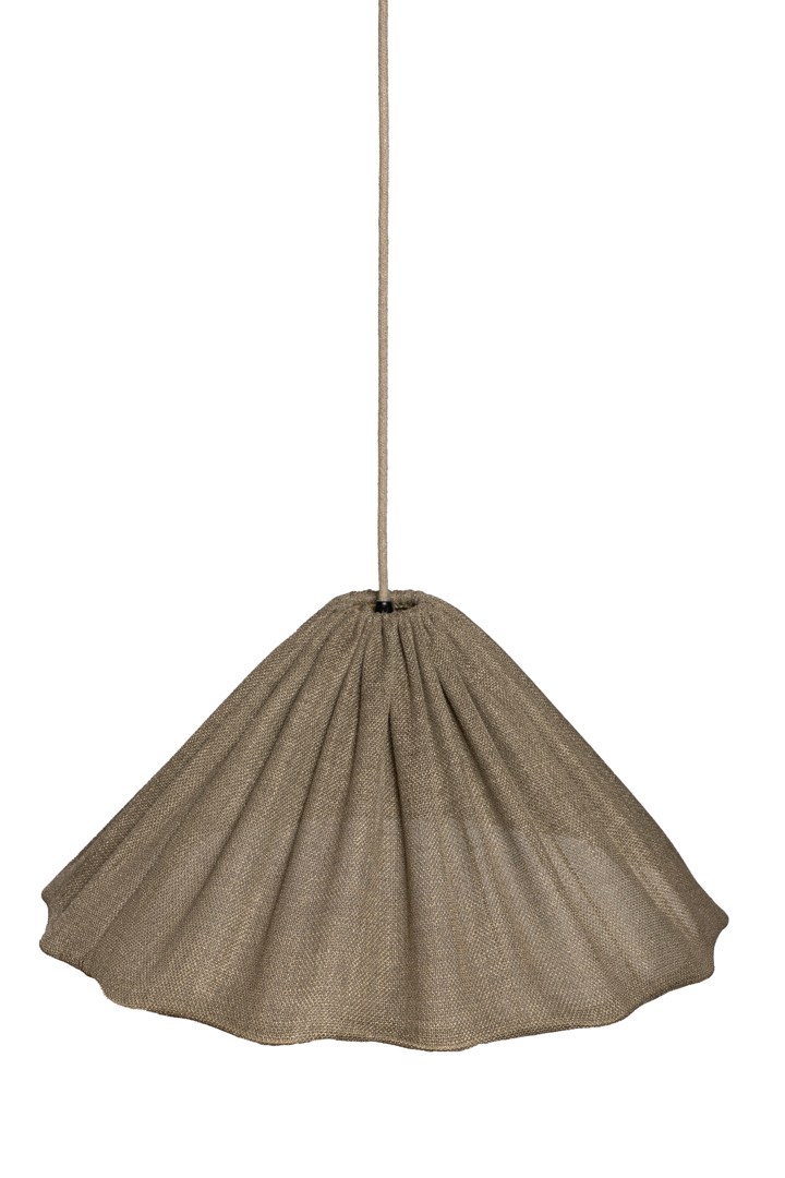 Fuji Pantalla S/Colgante Ø58 Marrón Lámpas de techo De Alde & Lind - La l&aacute;mpara de techo Fuji, con su borde ondulado, crea un ambiente &uacute;nico y acogedor en cualquier habitaci&oacute;n.