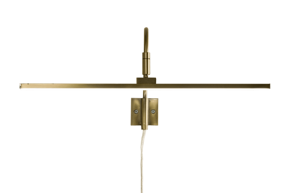 Miro 40cm Antigüedad De Aneta Lighting - La luz LED blanca cálida integrada proporciona 450 lúmenes y tiene una vida útil de 50.