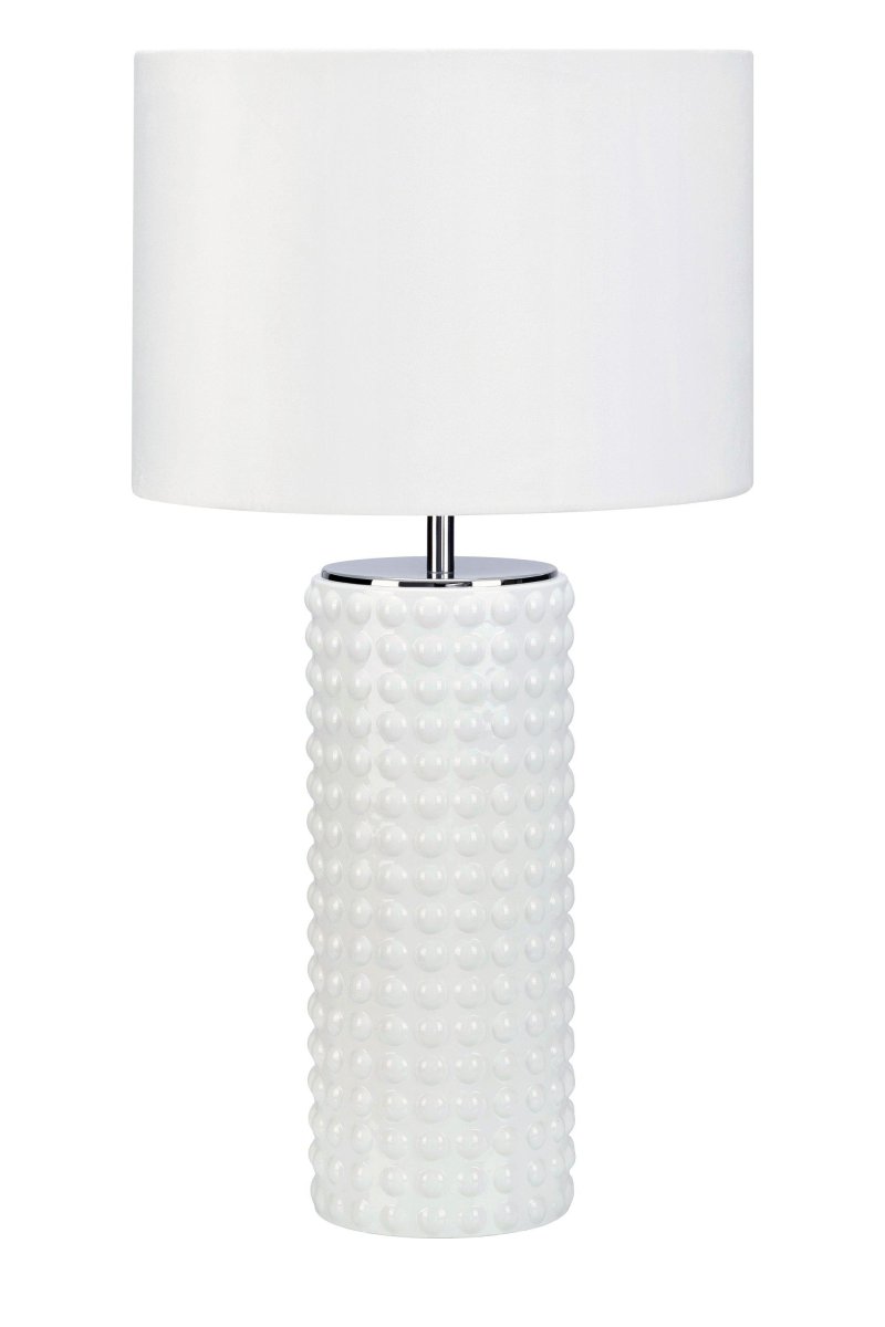 Proud 65cm Blanco lámpara de mesa De Markslöjd - Esta l&aacute;mpara tiene un aspecto natural y encaja perfectamente en el pasillo, el dormitorio o el sal&oacute;n para crear un ambiente sofisticado.