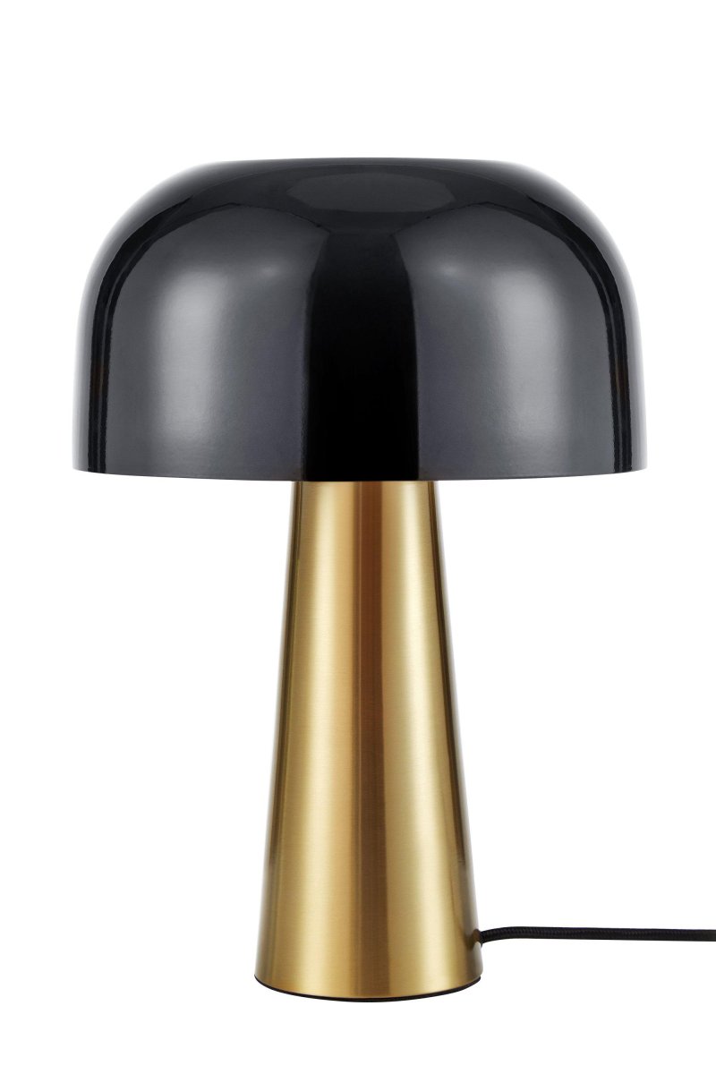 Blanca 35cm Negro lámpara de mesa De Markslöjd - Blanca es una lámpara de sobremesa un poco más pequeña, de latón y color negro, realizada íntegramente en metal y de 35 cm de altura.