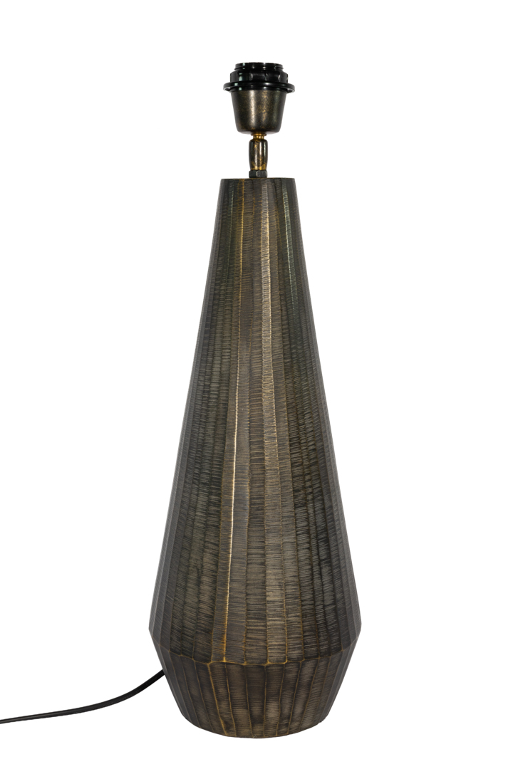 Axel 54cm Negro antiguo base de lámpara De Alde & Lind - Axel armoniza con pantallas de lámparas lisas y estampadas, y se convierte en un llamativo elemento decorativo sobre una mesa auxiliar o un escritorio, por ejemplo.