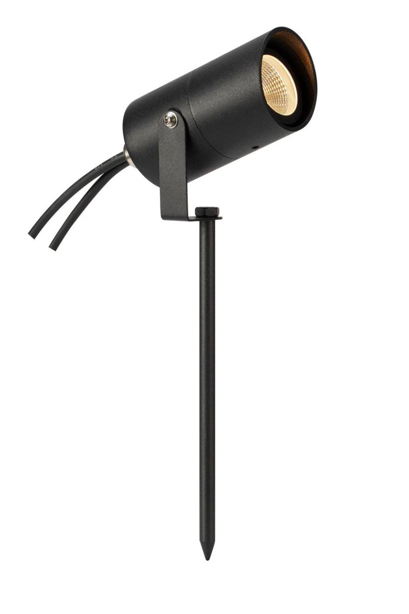 Spotlight 3W Negro Garden 24 De Markslöjd - Foco discreto de Garden 24 con fuente de luz LED de 3W, ideal para una iluminación exterior atmosférica.