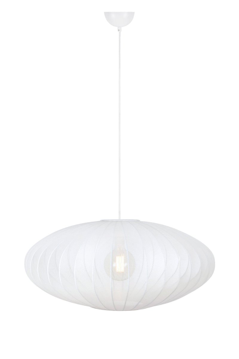 Florence Ø75 Blanco Lámpas de techo De Markslöjd - Con un di&aacute;metro de 75 cm y una altura de 30 cm, encaja perfectamente en el sal&oacute;n o el dormitorio.