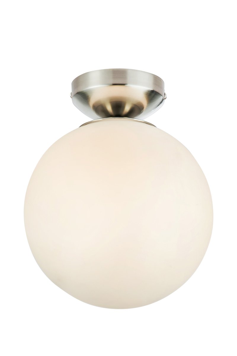 Stintino Ø20 Blanco lámpara de baño De Markslöjd - Su forma clásica y el cristal blanco proporcionan una luz suave y agradable.
