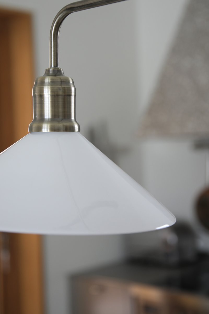 Vela 75cm Latón/blanco Lámpas de techo De Markslöjd - 