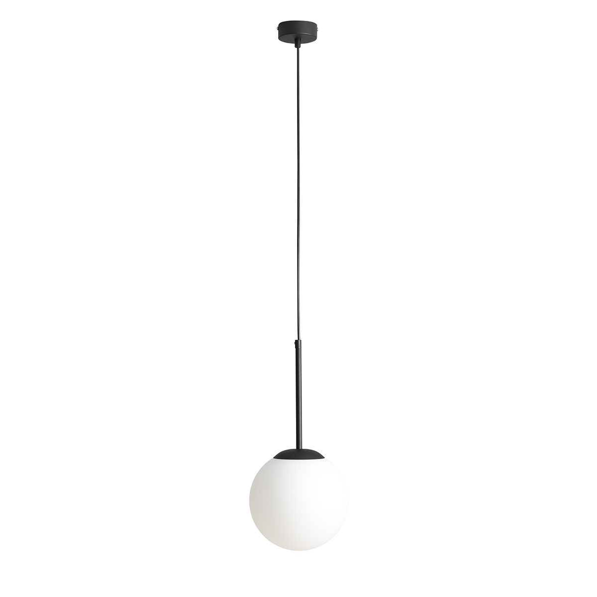 Bosso Ø20 Negro Lámpas de techo De Artera - La lámpara emite una luz suave y agradable y por lo tanto es ideal para colocarla encima de la mesa del comedor, en el pasillo o en la sala de estar.