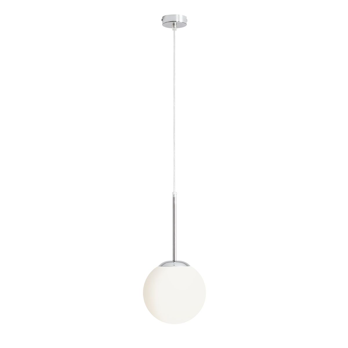 Bosso Ø20 Cromo Lámpas de techo De Artera - La lámpara emite una luz suave y agradable y por lo tanto es ideal para colocarla encima de la mesa del comedor, en el pasillo o en la sala de estar.