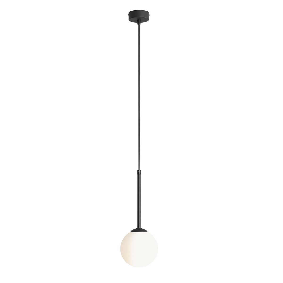Bosso Ø14 Negro Lámpas de techo De Artera - La lámpara emite una luz suave y agradable y por lo tanto es ideal para colocarla encima de la mesa del comedor, en el pasillo o en la sala de estar.